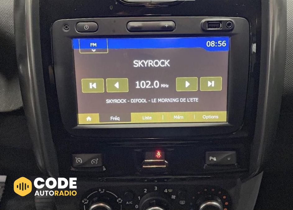 Code autoradio Dacia : Retrouver votre code en ligne